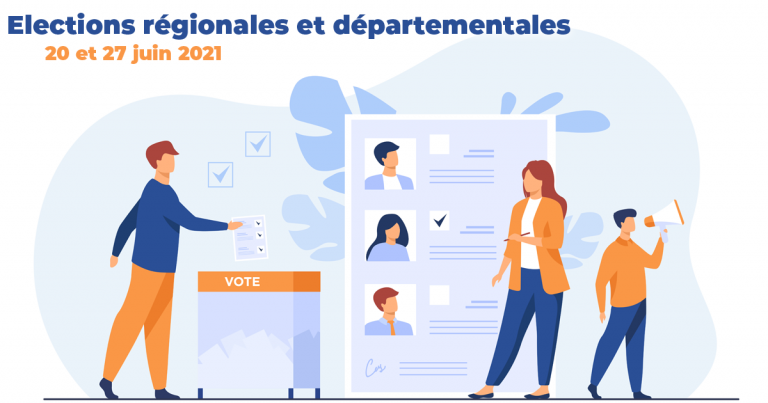 Visuel elections régionales et départementales 2021