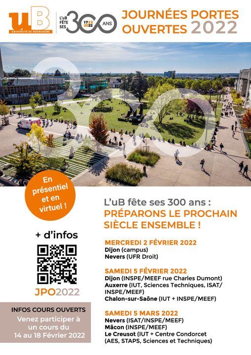 JPO 2022 Université de Bourgogne 