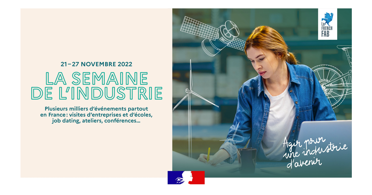 Semaine de l’industrie :  rendez-vous du 21 au 27 novembre 2022