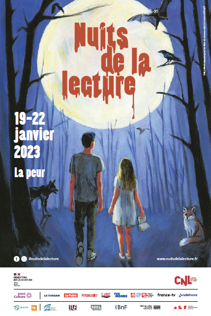 Affiche Nuits de la Lecture 2023
