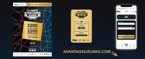 Bandeau Carte Avantages Jeunes Bourgogne-Franche-Comté, édition 2023 -2024