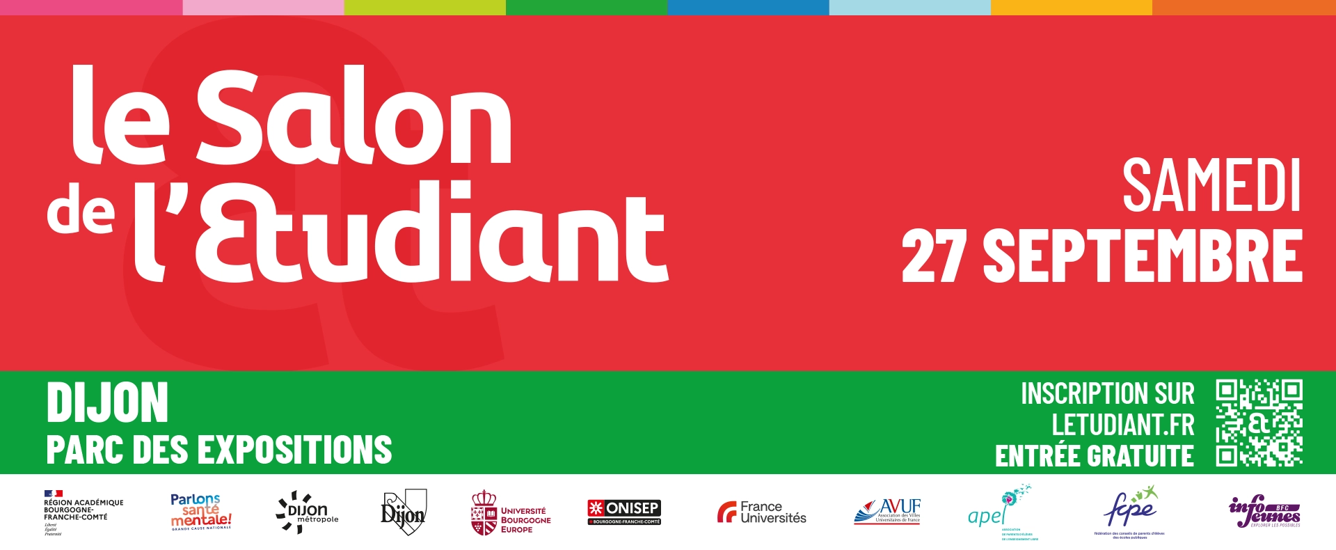 Bandeau Web Salon de l’Étudiant - Septembre 2025