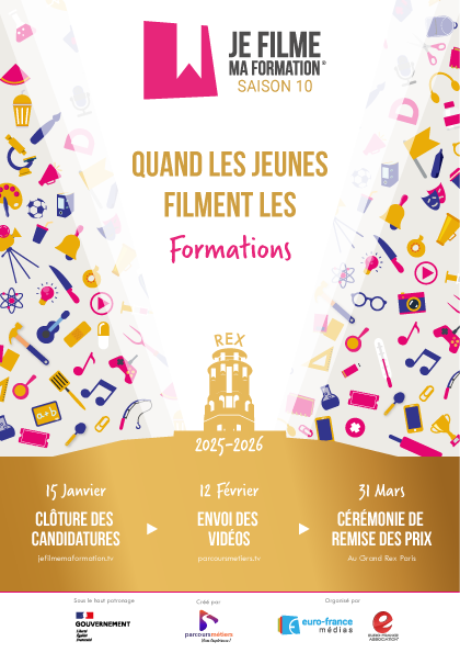 Affiche Je filme ma formation Saison 10