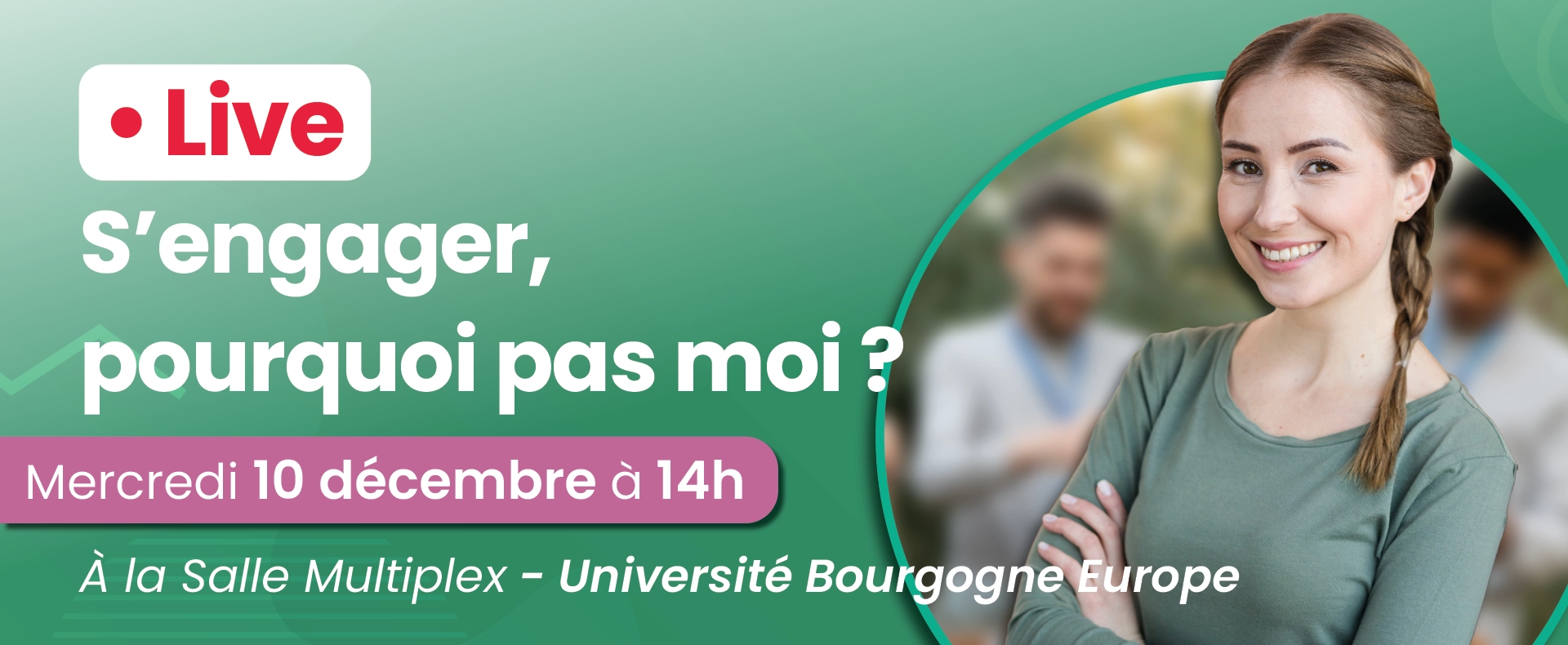 Bandeau Actu Live d'info Engagement